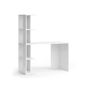Skrivebord Tower Hvid 122.2 x 55.2 cm med 4 rum Vicco