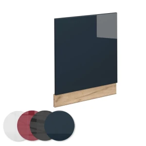 Frontblende Fame-Line Dunkelblau Hochglanz 60 cm ohne Arbeitsplatte livinity®
