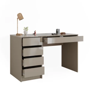 Coiffeuse Sherry Gris brillant 120cm sans miroir Vicco