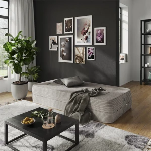 Sofa Lille Beige 190 cm mit Schlaffunktion livinity®