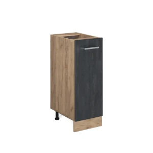 Apotekerskab R-Line Sort beton 30 cm uden bordplade Vicco