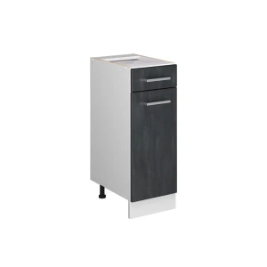 Køkkenskab R-Line Sort beton 30 cm uden bordplade Vicco
