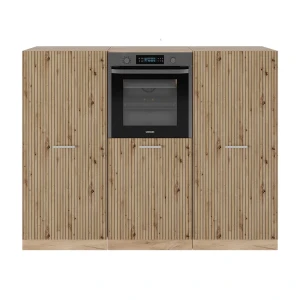 Blok kuchenny R-Line Dąb Artisan/Dąb Goldkraft 180 cm bez blatu roboczego Vicco