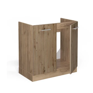 Spülenunterschrank R-Line Artisan-Eiche 80 cm ohne Arbeitsplatte livinity®