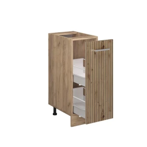 Apothekerschrank R-Line Artisan-Eiche 30 cm ohne Arbeitsplatte livinity®