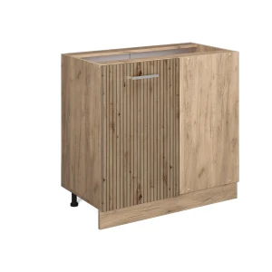 Eckunterschrank R-Line Artisan-Eiche 86 cm ohne Arbeitsplatte Vicco