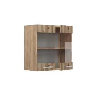 Küchenglasschrank R-Line Artisan-Eiche 60 cm livinity®