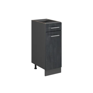 Køkkenskab R-Line Sort beton 30 cm uden bordplade Vicco