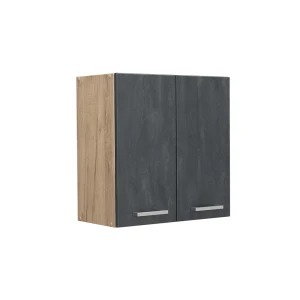 Hængeskab R-Line Sort beton 60 cm Vicco