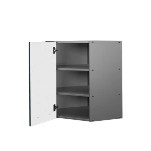 Eckhängeschrank Fame-Line Dunkelblau Hochglanz 57 cm livinity®