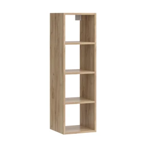 Væghylde Wido Antracit 30 x 100 cm med 4 åbne hylder Vicco