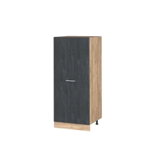 Wysoka szafa R-Line Czarny beton 60 cm Vicco