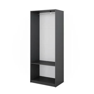 Garderobe Elmo Antracit 80 x 200 cm Vicco