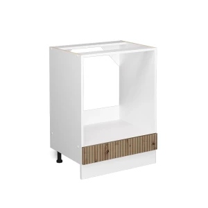 Armario para horno empotrado R-Line Roble artesanal 60 cm sin encimera Vicco