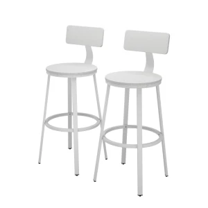 Barstole Caracas Hvid 34 x 102 cm Sæt med 2 stk. Vicco