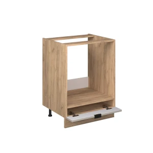 Herdumbauschrank Fame-Line GrauBeige 60 cm ohne Arbeitsplatte livinity®