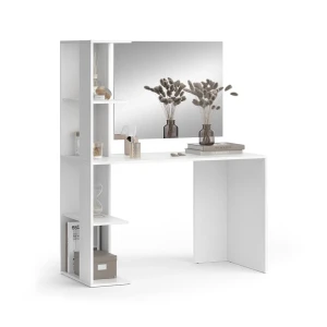 Frisørbord Tower Hvid 122.2 cm med spejl Vicco