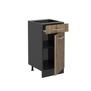 Küchenunterschrank R-Line Artisan-Eiche 40 cm ohne Arbeitsplatte livinity®