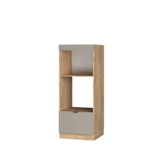 Mikrobølgeovnsskab Fame-Line GråBeige 60 cm åben Vicco