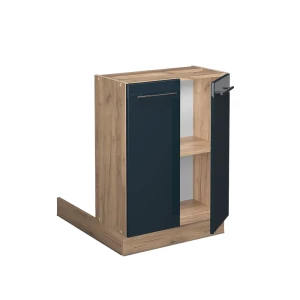 Kücheninsel Fame-Line Dunkelblau Hochglanz 60 cm ohne Arbeitsplatte livinity®