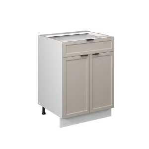 Keittiön alakaappi Fame-Line Harmaa beige 60 cm laatikolla, ilman työtasoa Vicco