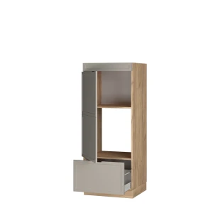 Mikrowellenschrank Fame-Line GrauBeige 60 cm livinity®