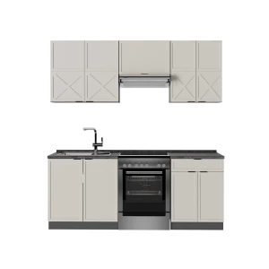 Keittokomero Fame-Line Harmaa beige/antrasiitti 200 cm , AP Antrasiitti Vicco
