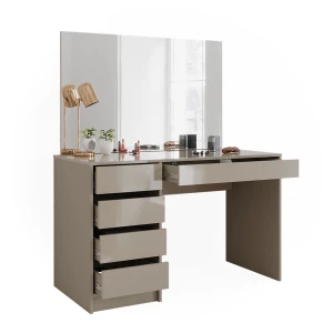 Schminktisch Sherry Greige 120 cm mit Spiegel Vicco