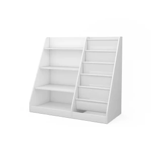 Børnehylde Conny Hvid 90 x 80.5 cm med store hylder Vicco