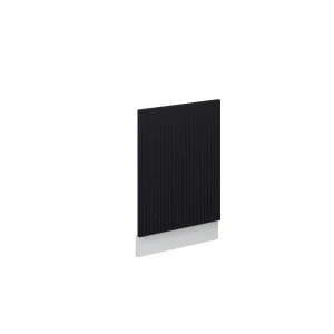 Frontblende Fame-Line Schwarz gestreift 45 cm ohne Arbeitsplatte Vicco