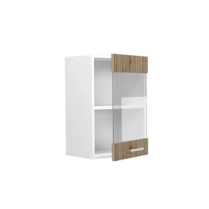 Küchenglasschrank R-Line Artisan-Eiche 40 cm livinity®