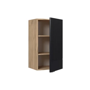 Hängeschrank Fame-Line Schwarz gestreift 40 cm livinity®