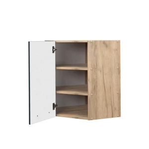 Eckhängeschrank Fame-Line Dunkelblau Hochglanz 57 cm livinity®