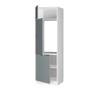 Kühlumbauschrank Fame-Line Hellblau-grau 60 cm livinity®