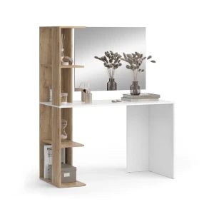 Makeupbord Tower Hvid/Sonoma 122.2 cm med spejl Vicco