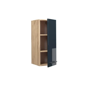 Hängeschrank Fame-Line Dunkelblau Hochglanz 30 cm livinity®