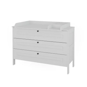 Commode Ajaton Wit 133 x 98.4 cm met 3 lades Vitalispa
