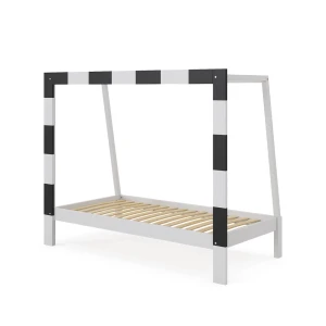 Børneseng Football goal Hvid 80x160 cm Uden madras Vitalispa
