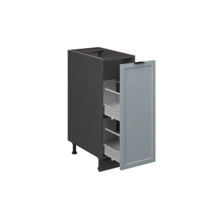 Apothekerschrank Fame-Line Hellblau-grau 30 cm ohne Arbeitsplatte livinity®