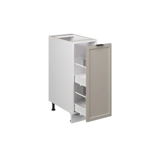 Apothekerschrank Fame-Line GrauBeige 30 cm ohne Arbeitsplatte livinity®