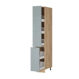 Apothekerschrank Fame-Line Hellblau-grau 30 cm livinity®