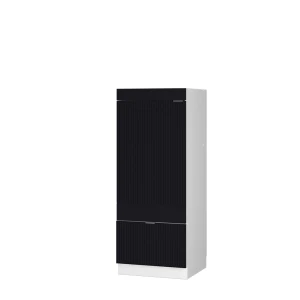 Mikrobølgeovnsskab Fame-Line Sort stribet 60 cm Vicco