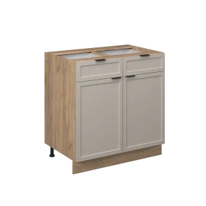 Køkkenskab Fame-Line GråBeige 80 cm uden bordplade Vicco