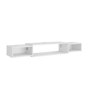 Lavt skab Nordic Hvid 139.7 x 20.3 cm med åbne hylder Vicco