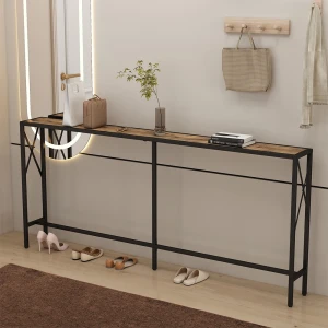 Konsolentisch Lima Eiche rustikal 174 x 77 cm livinity®