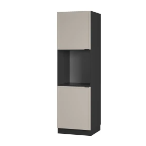 Komfurindbygningsskab Fame-Line GråBeige 60 cm åben Vicco