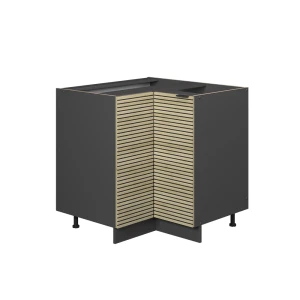 Hjørneskab Fame-Line Panel i eg 80.5 cm uden bordplade Vicco