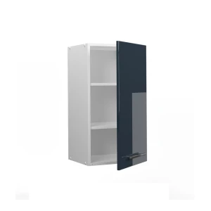 Hängeschrank Fame-Line Dunkelblau Hochglanz 40 cm livinity®