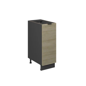 Apotekerskab Fame-Line Panel i eg 30 cm uden bordplade Vicco