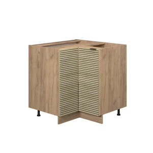 Hjørneskab Fame-Line Panel i eg 80.5 cm uden bordplade Vicco